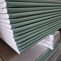 Гипсокартон влагостойкий ГКЛВ 9,5 мм