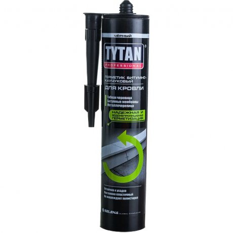 Герм.битум-кауч для кровли TYTAN 310мл. черн